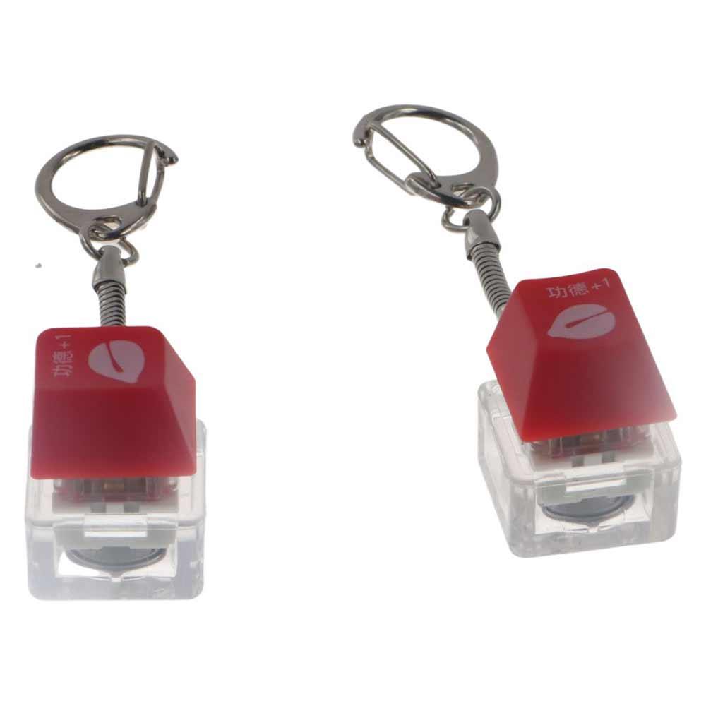 LED Button Decompression Keychain Keyboard Button Decompression Toys Office Leisure Entertainment