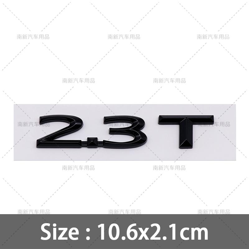 3D ABS 2.0H 3.0H Letter Stickers 2.0T 3.0T 2.3T 2.7T MKZ MKC MKX Embelm Badge Car Logo Rear Trunk Decal Auto Body Sticker