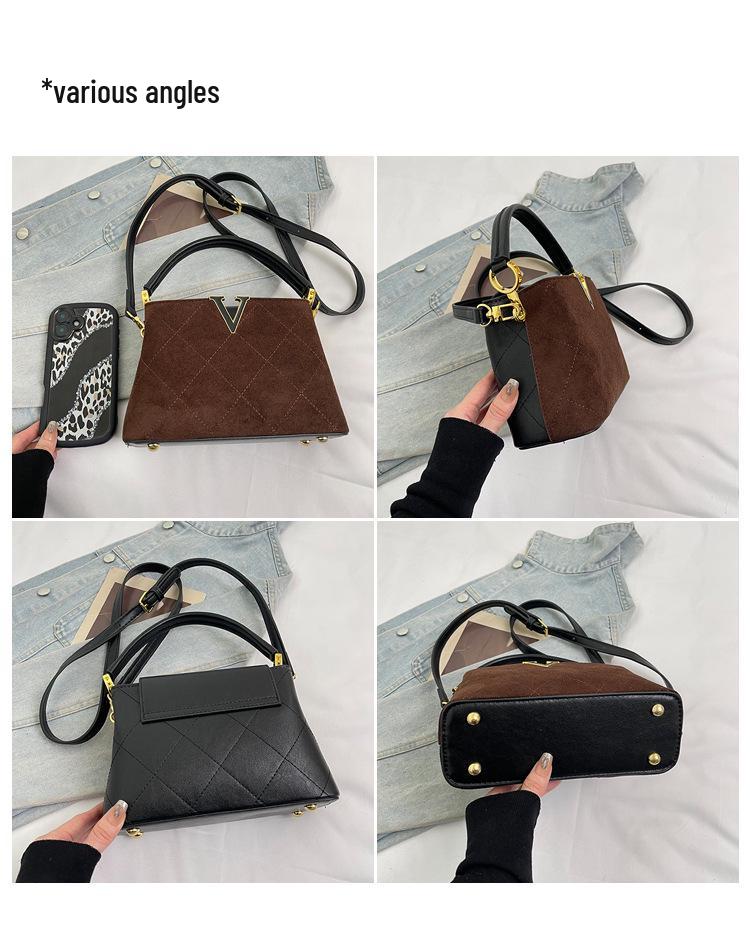 Štýlová dámska v-čková reťazová kabelka 2025 - Luxusná ľahká ramenná/crossbody taška