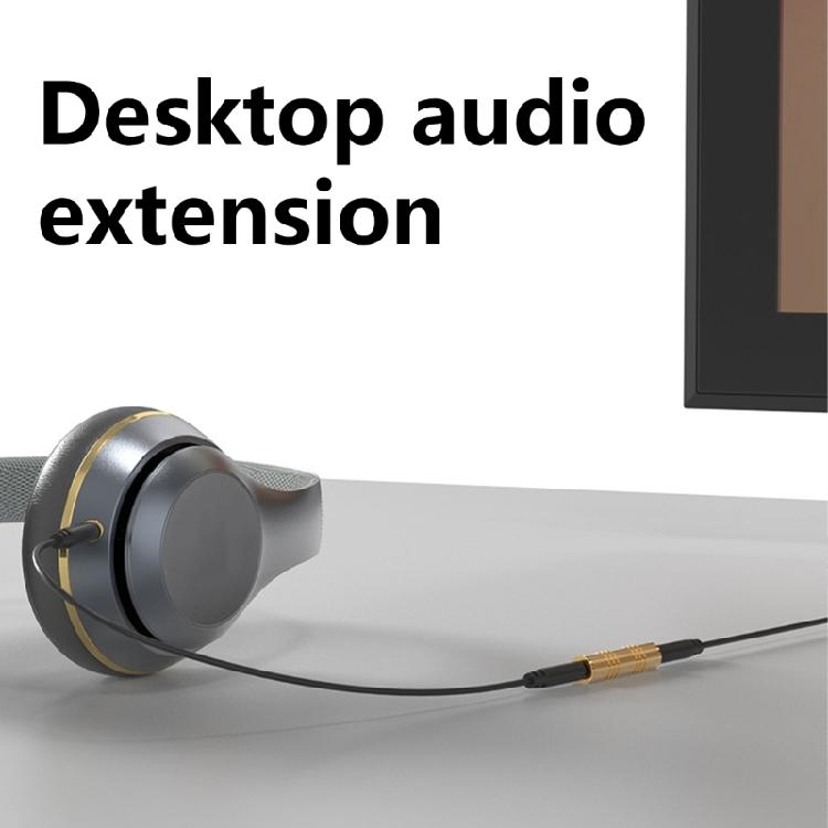 3.5mm Stereo to 3.5mm Female Adpter 3.5mm Cable Extender, for Multiple Devices,No Delay Or Stutter 3.5mm Coupler