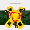 Professional Linkable Sprinkler System For Farms And Gardens 3 Sprayer Heads With Auto Rotation Technology