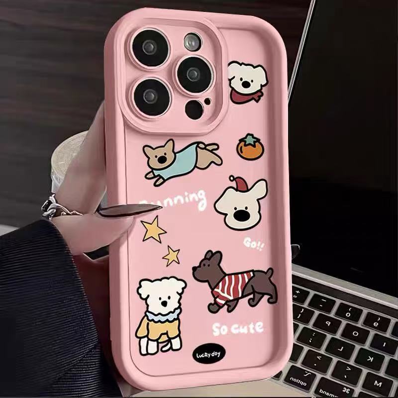 Cute and applicable iphone16pro mobile phone case Apple 15 anti-drop 14 cartoon 13promax new 12xr11