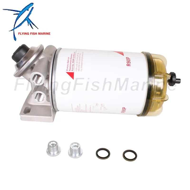 Boat Engine R90P 390RC 490R 690R 8159975 R90T FS19532 Fuel Filter Water Separator Assembly for Racor 390 490 690 790 Series