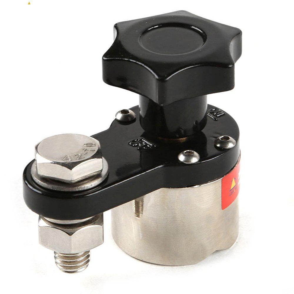 

zmart Small Magnetic Welding Ground Clamp 200A Magnetic Welding Ground Soldering Grounding Clamp Iron Welding Machine Neodymium Magnet Connector