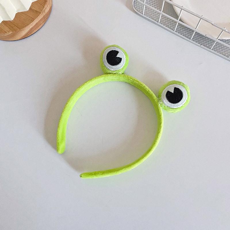 Cross-border Super Cute Frog Cartoon Unisex Cloth Fashion Hair Band Face Wash Korea Funny Monster Tosca Head Band