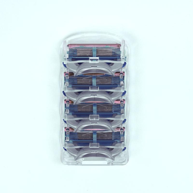 5-Layer Manual Razor for Men, Universal Gillette-Compatible Fusion Blade.