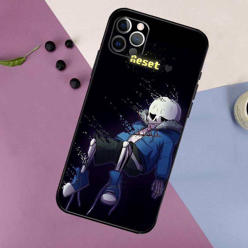 Undertale Sans Case For iPhone 16 15 14 13 12 11 Pro Max 7 8 Plus XR XS Max X Phone Protection Cover
