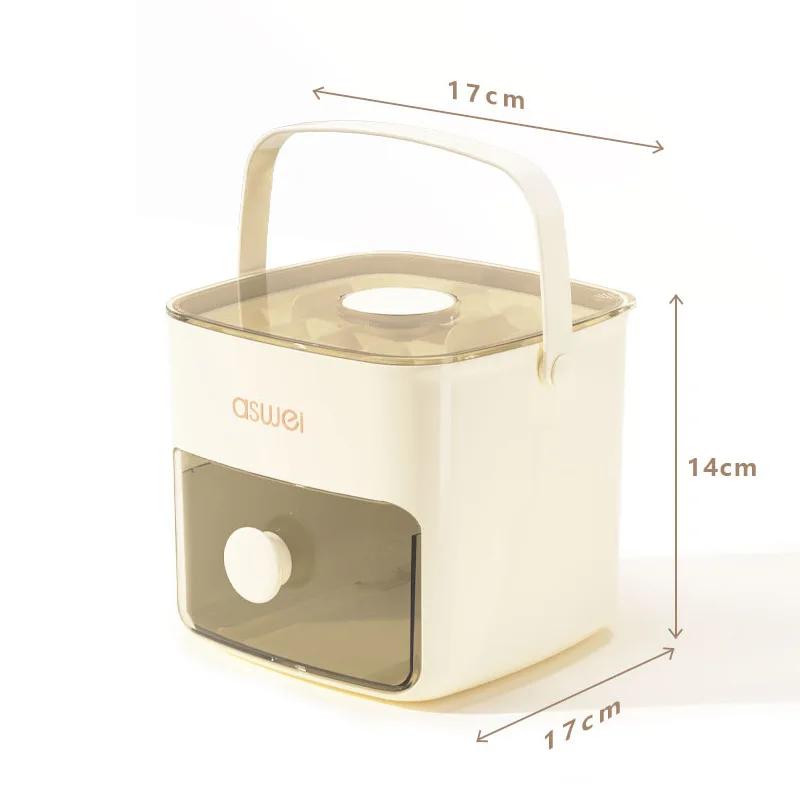 

48 Gride Ice Mold Food-grade Refrigerator Plastic Storage Box Press Type Ice Tray Mold Perfect for Home Bar Whiskies Cocktails молоко, білий колір