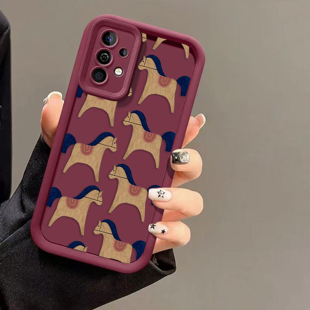 Illustration Of Animal Horse Phone Case For Infinix HOT 30I 40I 60 NOTE 12 G96 ZERO GT 10 20 30 40 50 50S 50X VIP PRO Cover Case