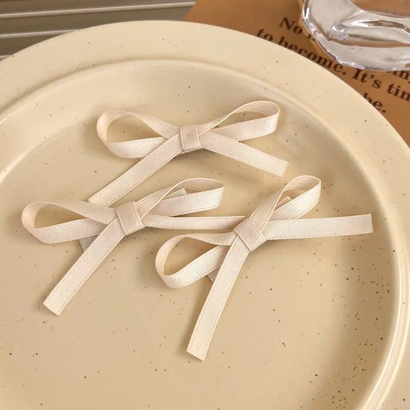 3pcs/set Bowknot Hair Clips for Women Fashion Barrettes Hairpins Headwear Sweet Girls Cute Bow Hair Clip Female Hair Accessories