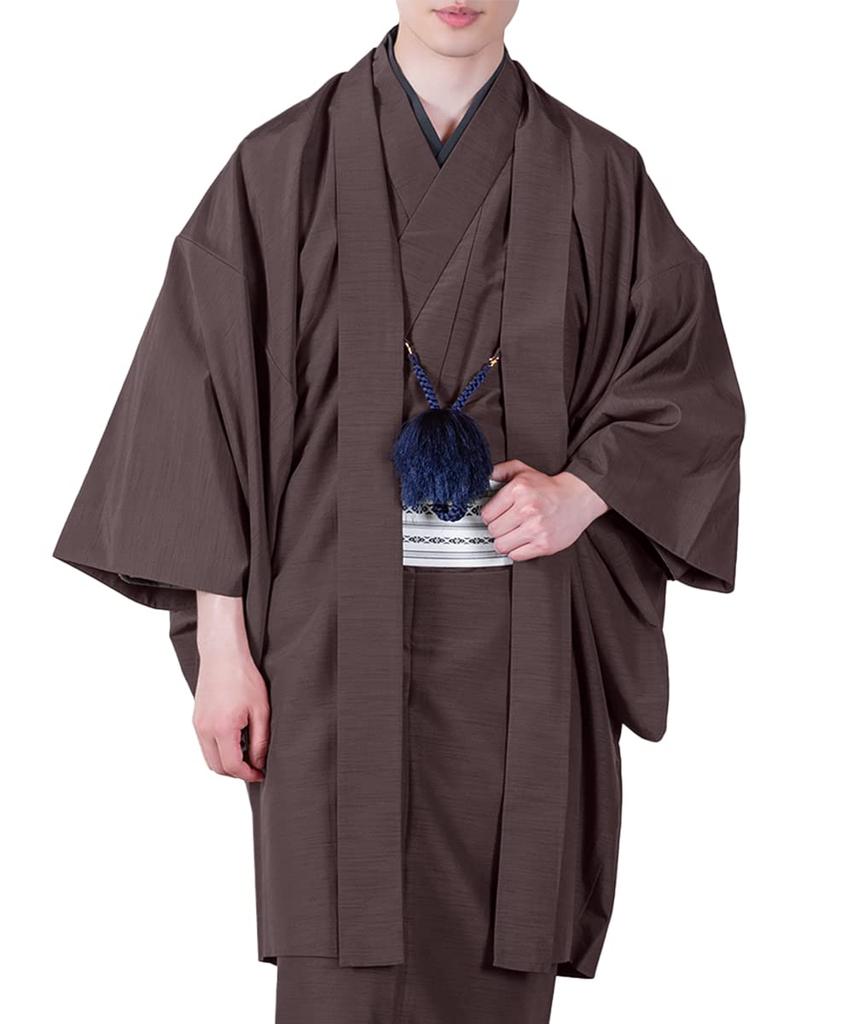 Kimono Japanese Clothes Purple [KYOETSU] Men's (M, Rat)