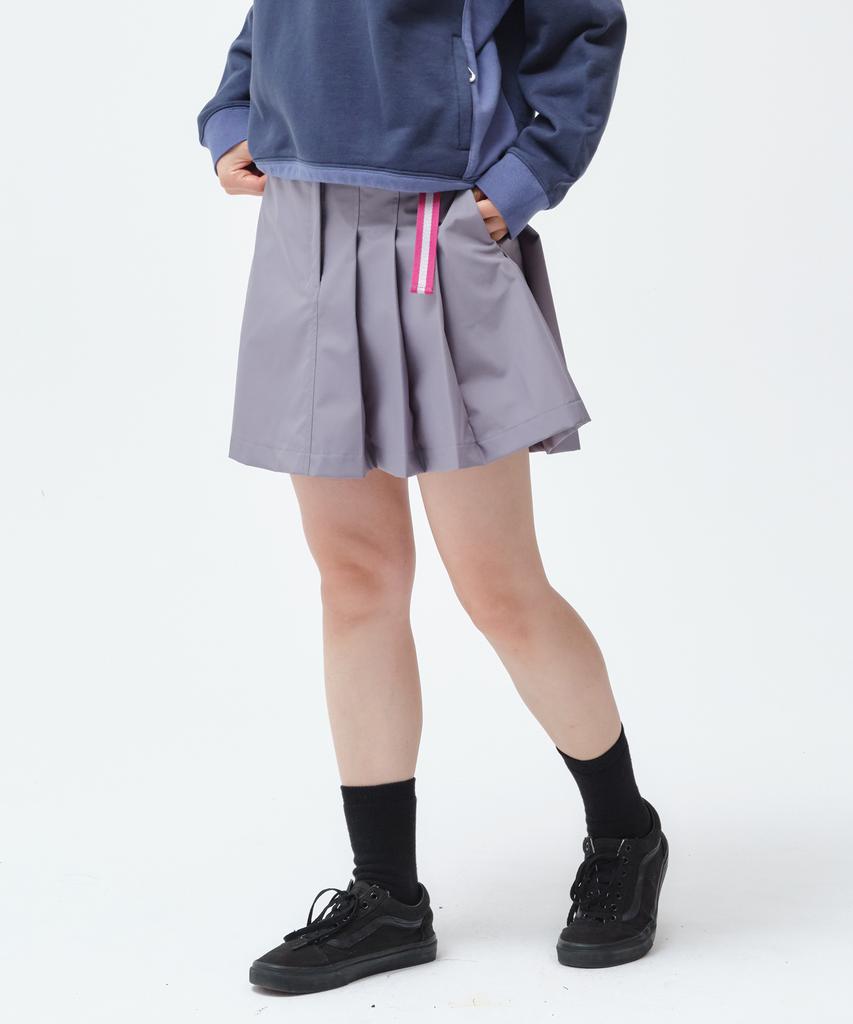 Outdoor Products W Belted Pleats Skirt (Gray)