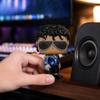 Collectible Pop Vinyl Figure Wearing Detailed Jacket and Sunglasses with Curly Hair and Gloved Hand for Display and Collection