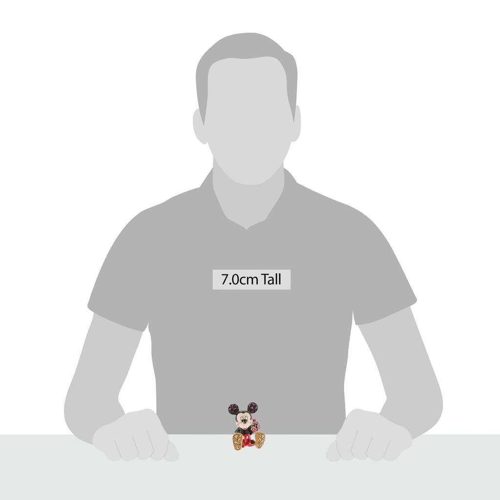 Enesco Disney Tradition Jim Shore Mini Mickey Mouse Sitting Pose Disney Figure Inch 2.75