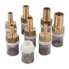6/8/10/12/14/16/19mm Hose Filter Car Wash  Irrigation Filters Brass Strainer Sprayer Pump Filtering Net Stainless Steel Mesh