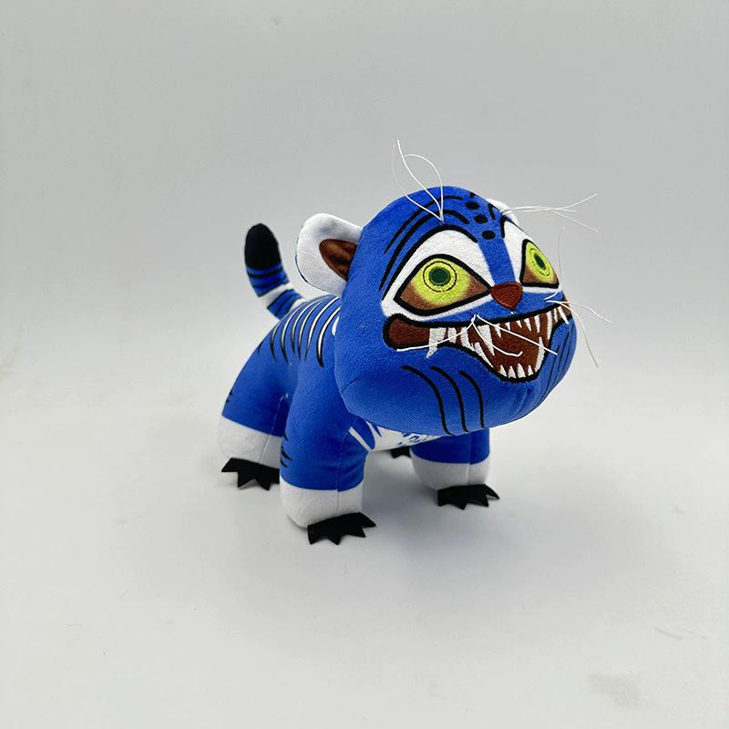 Peluche Anime Kpop Cacciatori di Demoni Carino Tigre Viola Cappello Nero Gazza Con 3 Occhi Mostro Caccia Gruppo Femminile Peluche Per Regalo Fan