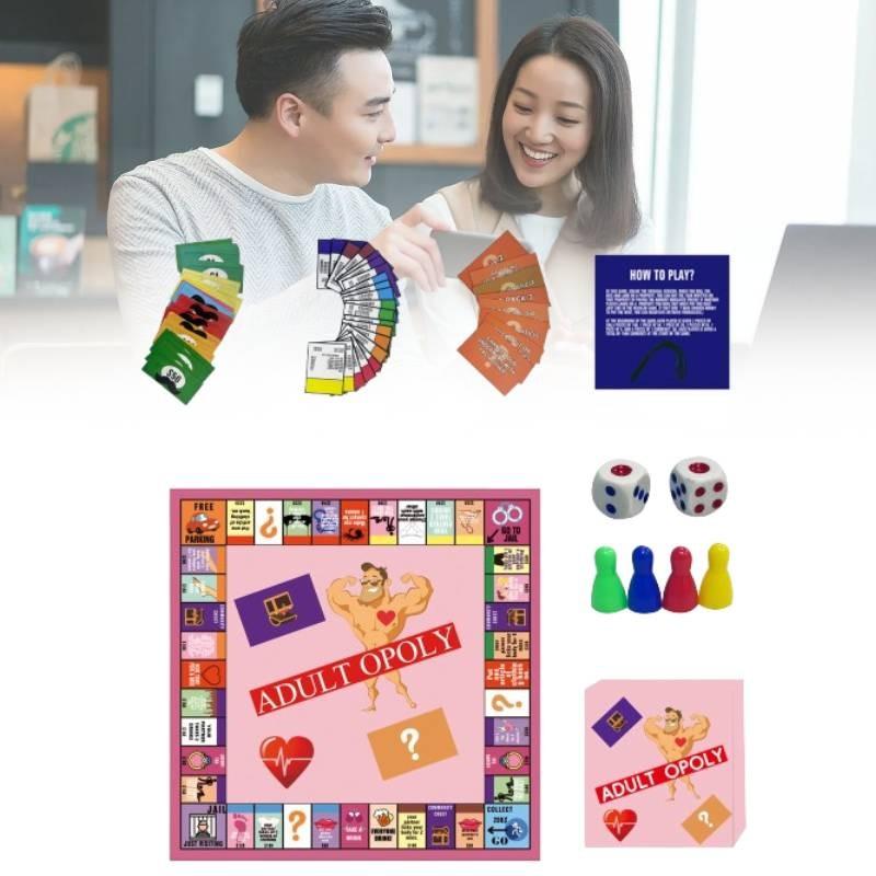 Lustiges und fesselndes Brettspiel für Paare für romantische Date-Nächte zu Hause