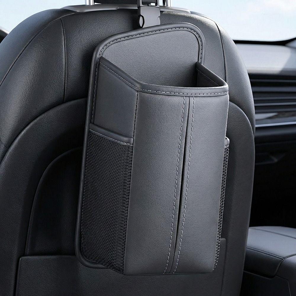 Folding Design Auto Interior Seat Organizer Center Console Tissue Bag  Car Storage