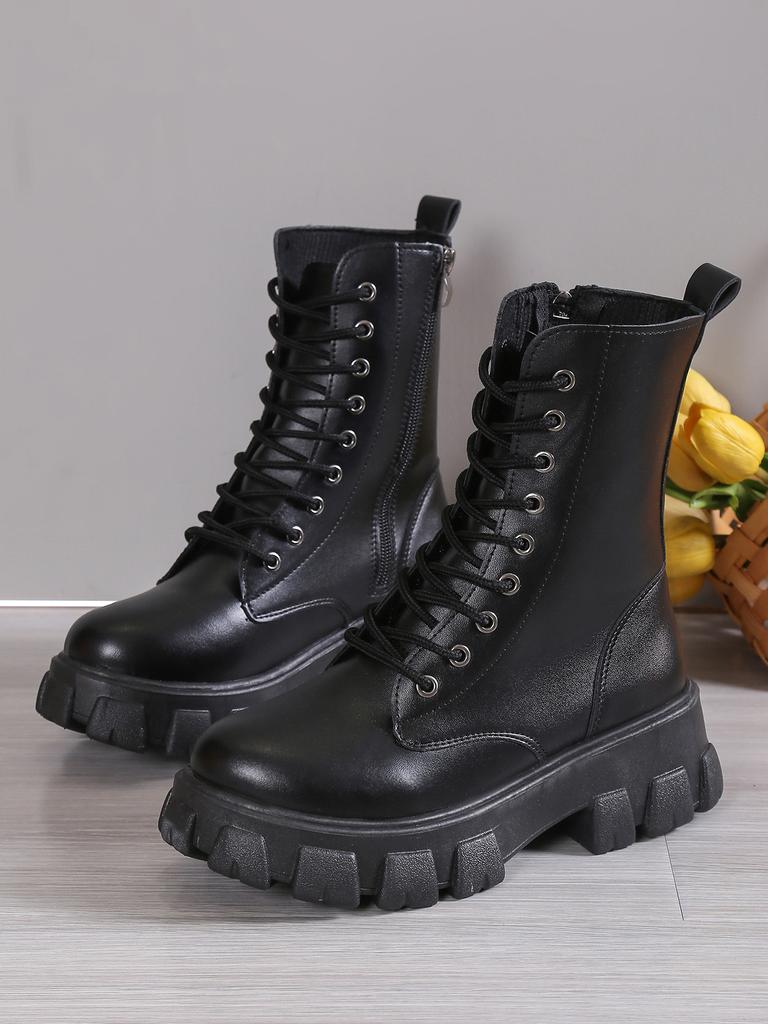Thick Soled Martin Boots Women's Winter New Low Cut Boots