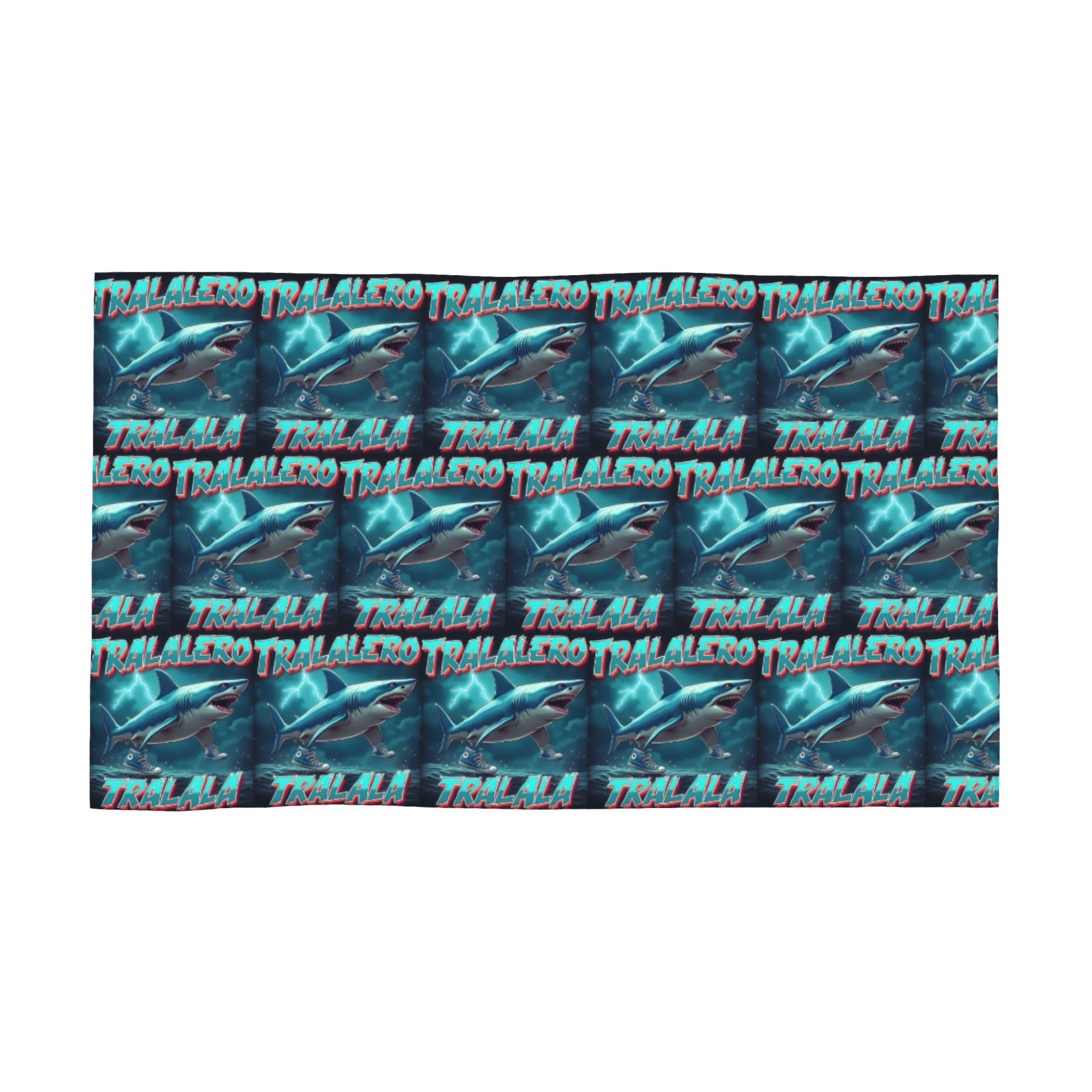 

Tralalero Tralala Bootleg Brainrot Soft Face Towel Quick Dry Pool Bath Cotton Towels Breathable W30*H60(CM)