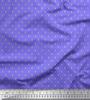Soimoi Japan Crepe Satin Fabric Dot & Leaves Small Motif Shirting Print Fabric by the Metre 42 Inch