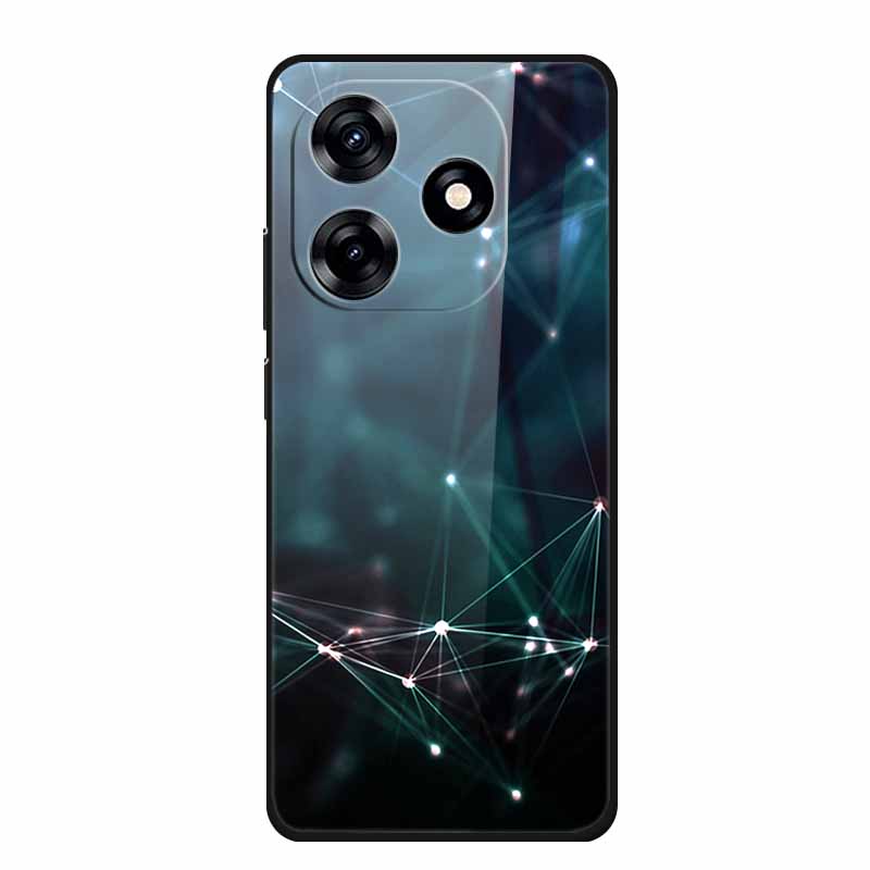 Glass Back Cover For Honor X5c Plus Case Coque Hard Tempered Glass Case For Honor Play 10A X5c Plus Phone Case Cover Soft Bumper