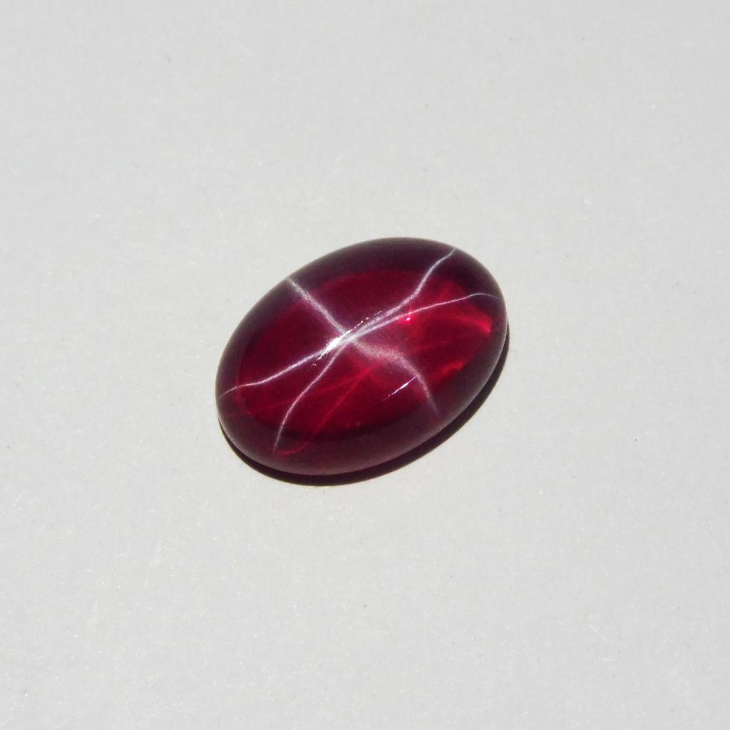 Ovaler Roter Sternrubin 8,90 Karat Atemberaubender Loser Edelstein Natürlich ZERTIFIZIERT P-995-S