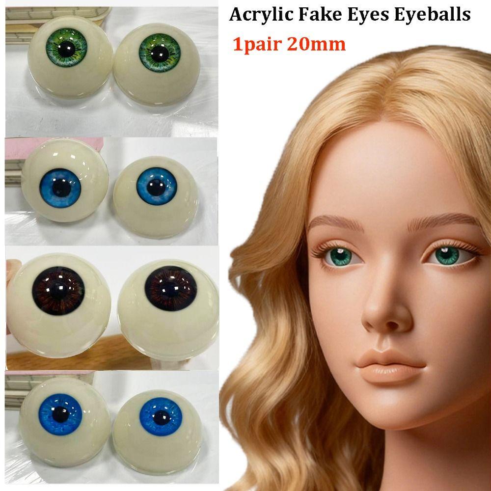 1pair with 3 Dimensional Fitting Eye Silicone Doll Simulation Eyeballs For BJD Doll