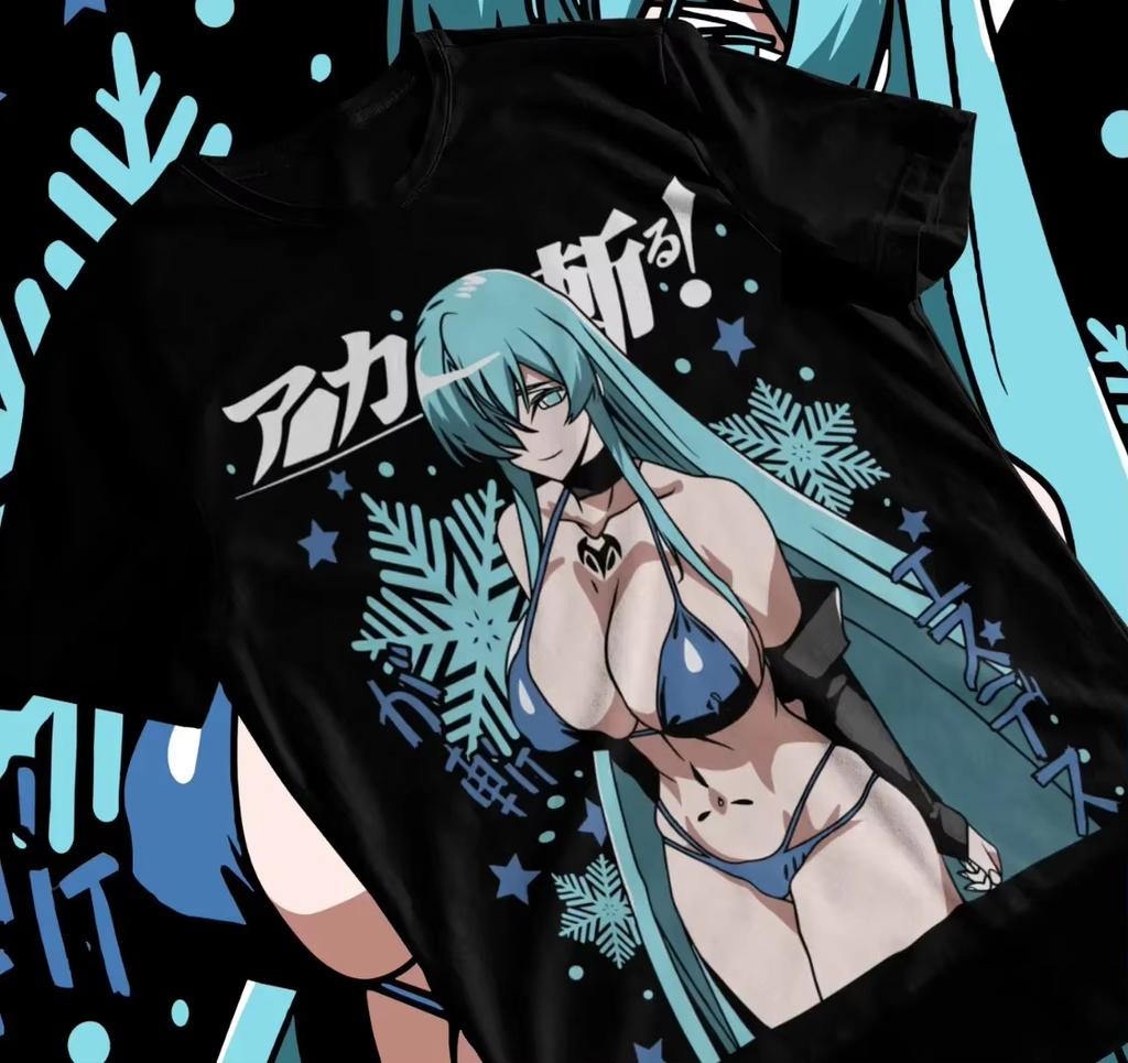 Summer Hot Sale Esdeath Tshirt Akame Ga Kill Esdeath S Waifu Anime Manga Shirt Soft Tee Mens Short Sleeves