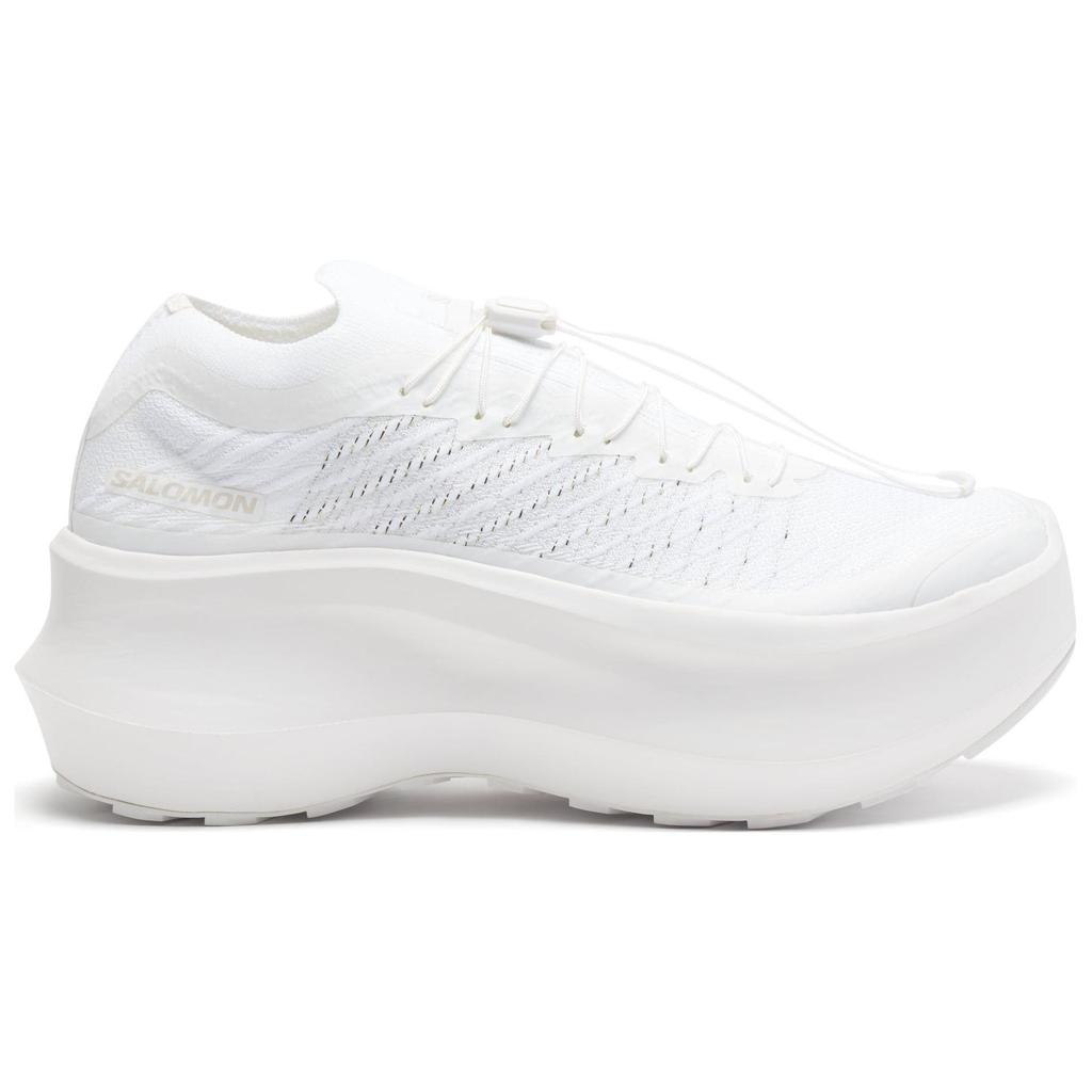 Comme Des Garçons X Salomon Phantasm 2 Fabric Fashion Thick Sole Sports Shoes Unisex Sneakers White 471953