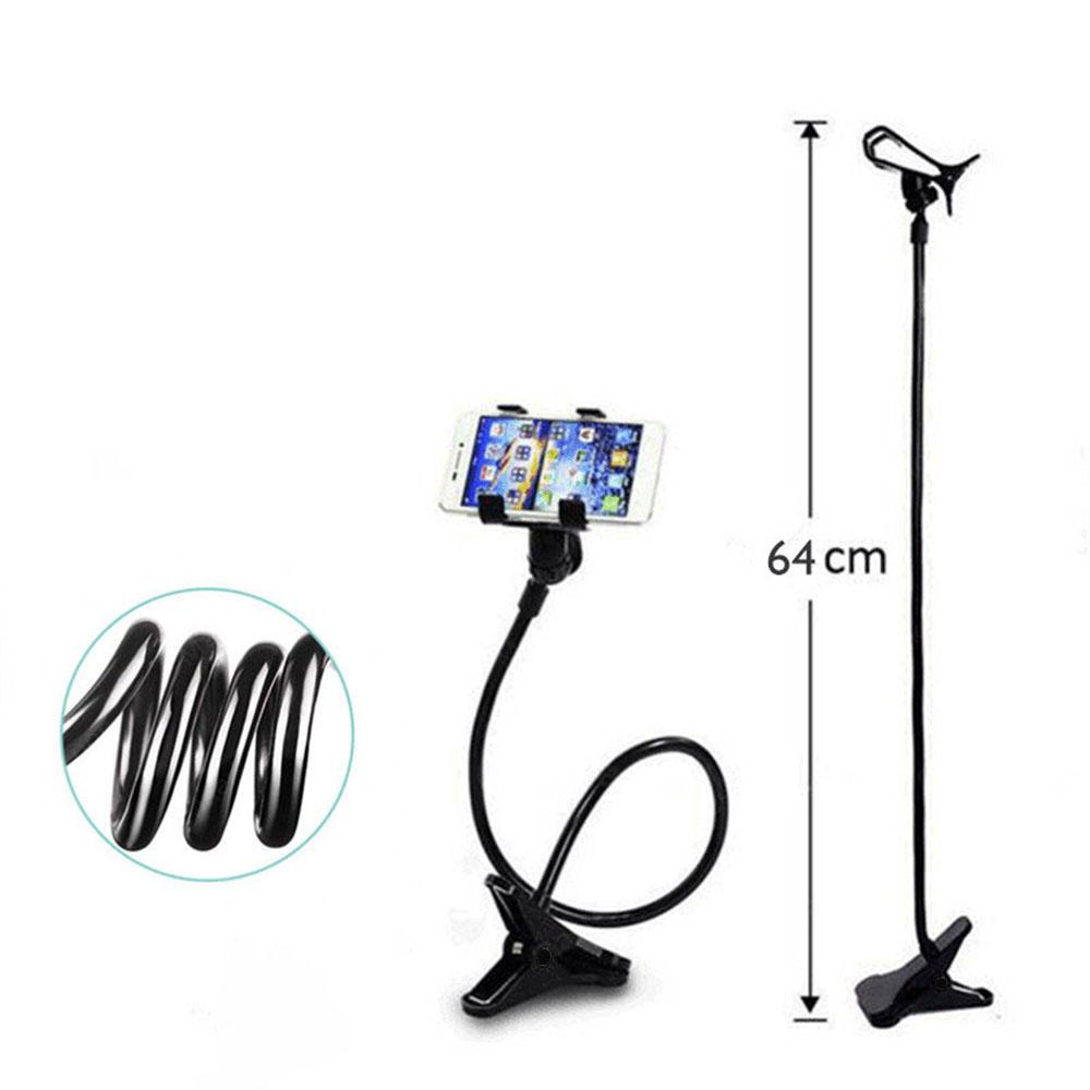 Universal Cell Phone Holder Flexible Long Arm Lazy Phone Stand For Samsung Huawei 360° Rotation Stable Bracket
