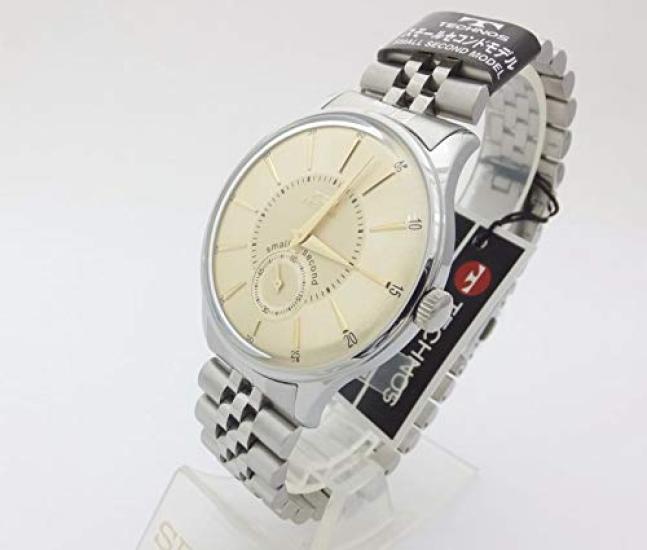 Technos TECHNOS Кварцевые часы T6335SC Золотые часы Дешевые часы Technos Мужские [Б/У]