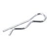 20Pcs M1.6x28mm Clip Pins Silver Tone Spring Cotter Heavy Duty Hardware Pins
