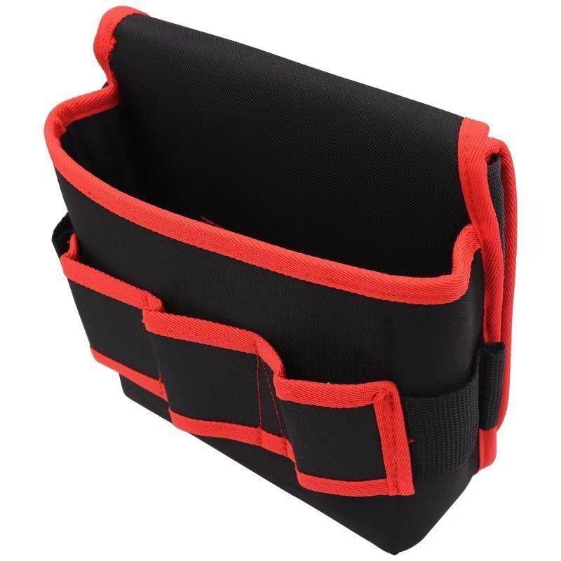 Portable Oxford Cloth Tool Waist Bag Dual Pouch Water Repellent Organizer for Squeegee Window Glass Cleaning Use