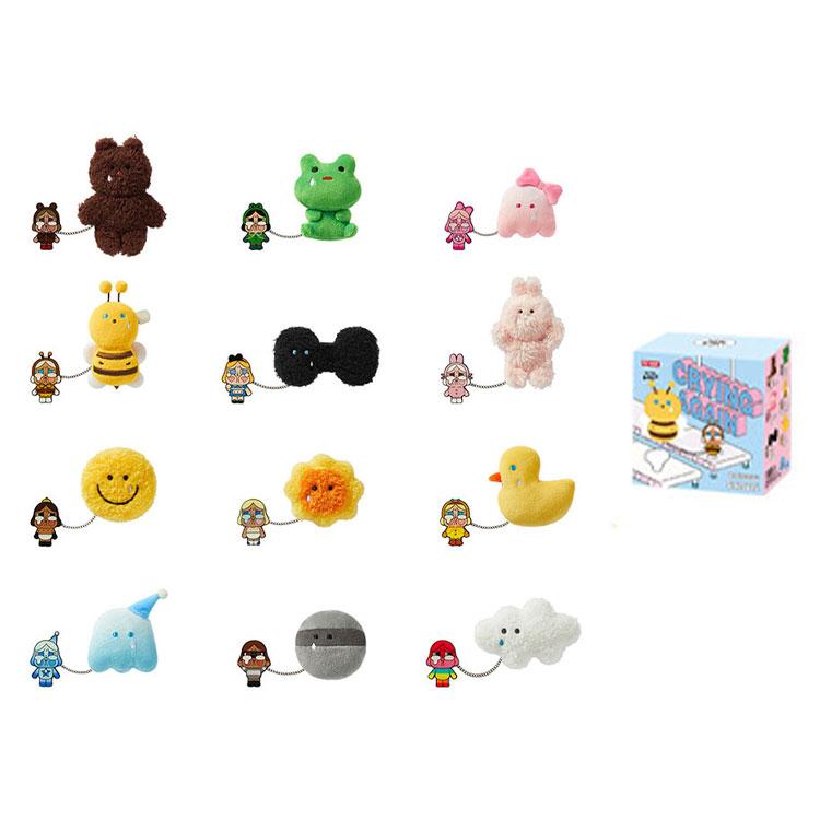 

POP MART CRYBABY Tears Factory Collection Плюшевый значок Мистери Боксы, Один Мистери Бокс