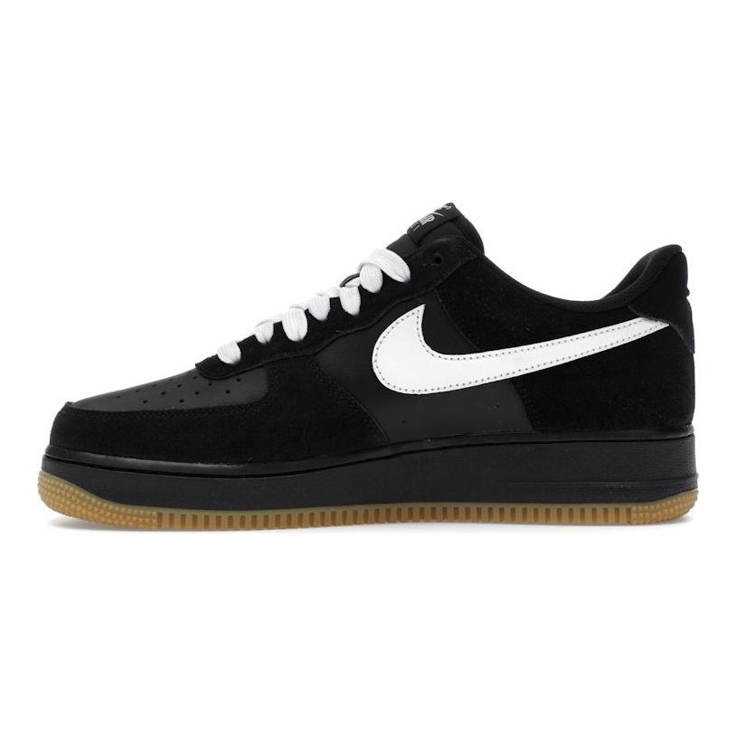 Nike Air Force 1 07 LV8 Black Gum Men Sneakers White Gum-Light-Brown IB6388-001