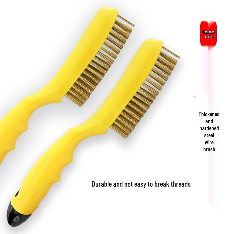 TSUNAMI CSS Copper Wire Straight Handle Brush Straight Handle, 2-Pack