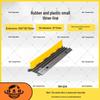 Durable Road Crossing Cable Protector: Anti-Crush Rubber Trunking Cover for Floor Protection