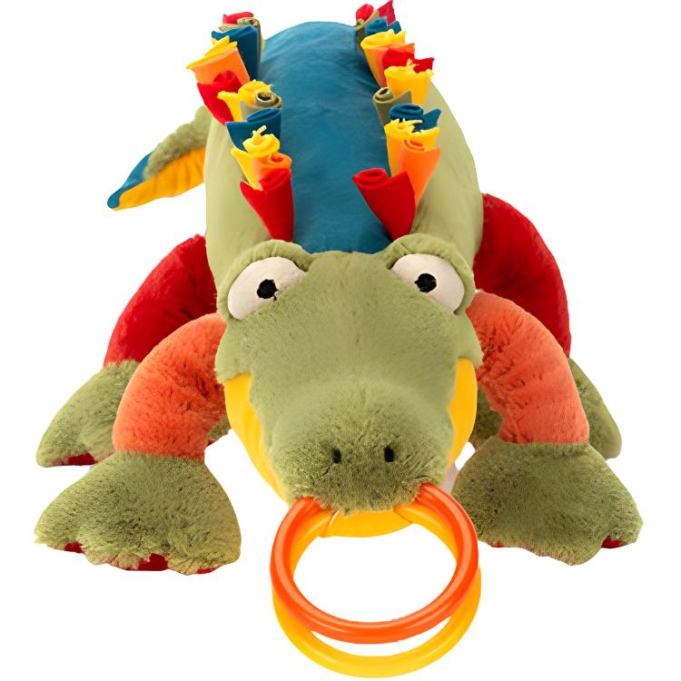 

JELLYCAT Серия Океан Крокодил Погремушка Мо Зеленая Кукла Плюшевая Кукла 8 см Высота