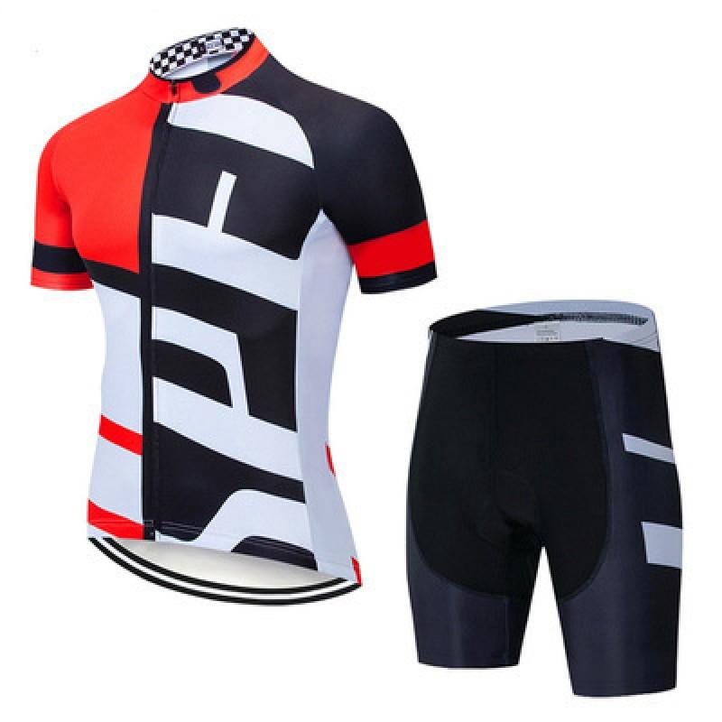 Men Women Cycling Jersey Set Short Sleeve Mountain Bike Apparel Quick Dry Breathable Riding Kit