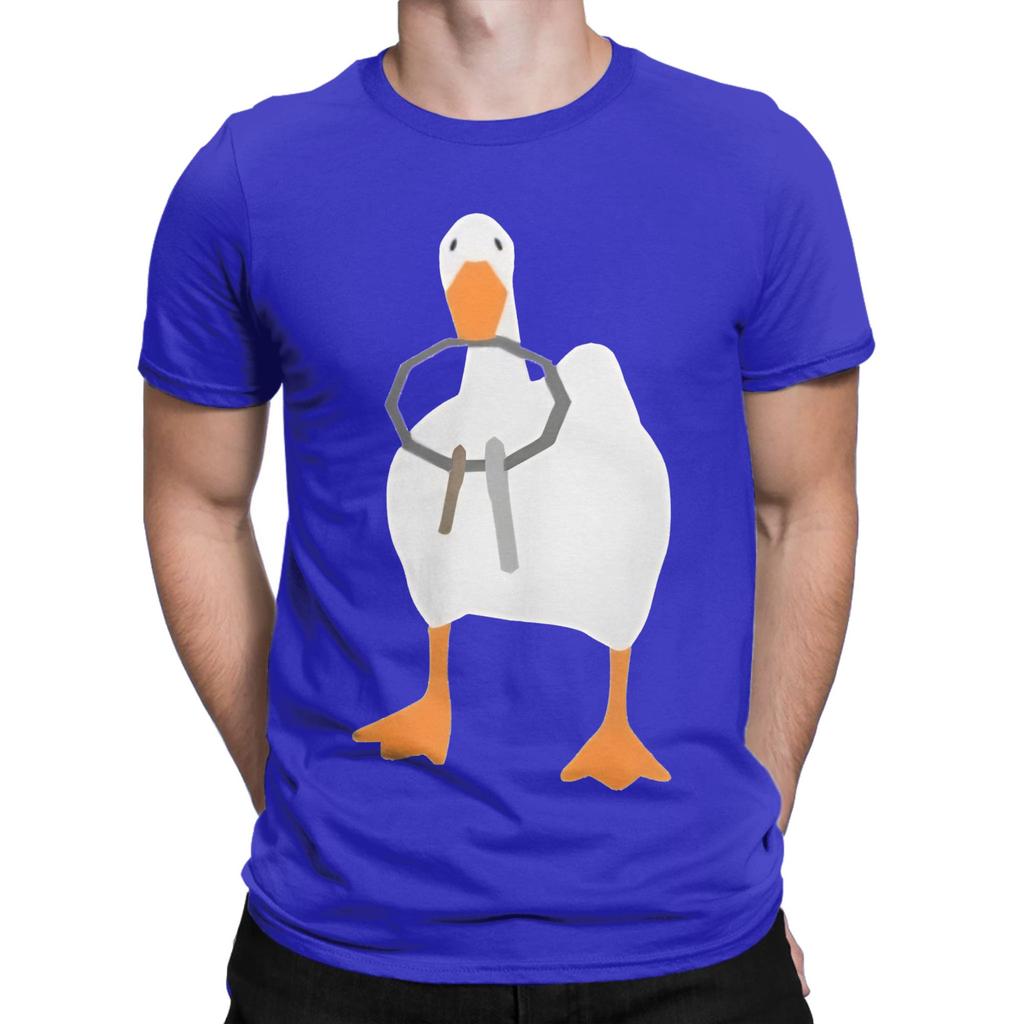 Untitled goose game key Funny 100 Cotton TShirt Untitled Goose Game Tops Tees For Unisex