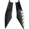 2PCS Universal Rear Diffuser Car Spoiler, Rear Bumper Lip Diffuser Side Skirt Protector Carbon Fiber Side Fender Skirt Spoiler Splitter Exterior Body