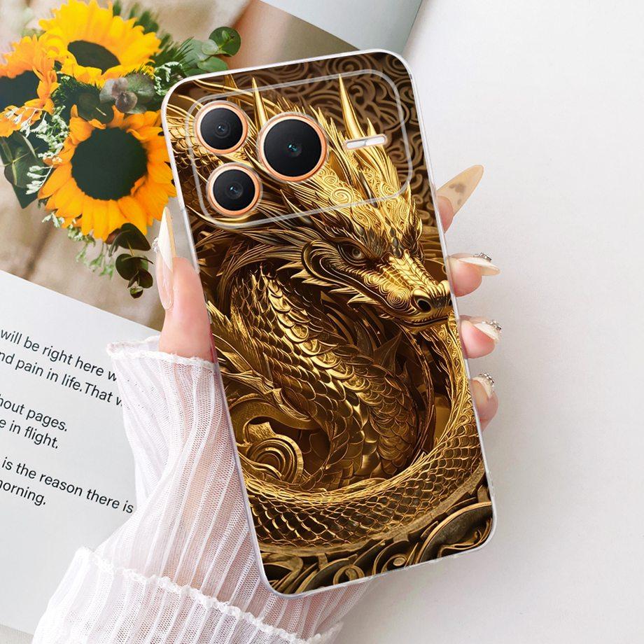 For Honor Power2 Phone Case Soft Clear Silicone Back Cover Butterfly Dragon Cat Floral Painting Bumper On Honor Power 2 Fundas