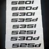 Black Letters For Car BMW 520i 520d 525i 525d 530i 530d 535i 535d Logo E60 E39 E34 F10 Xdrive Trunk Emblem Sticker Accessories Ad2