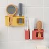 Adhesive Wall Mounted Phone Charging Stand with Remote Control Storage Box for Bedside, No Drill Installation