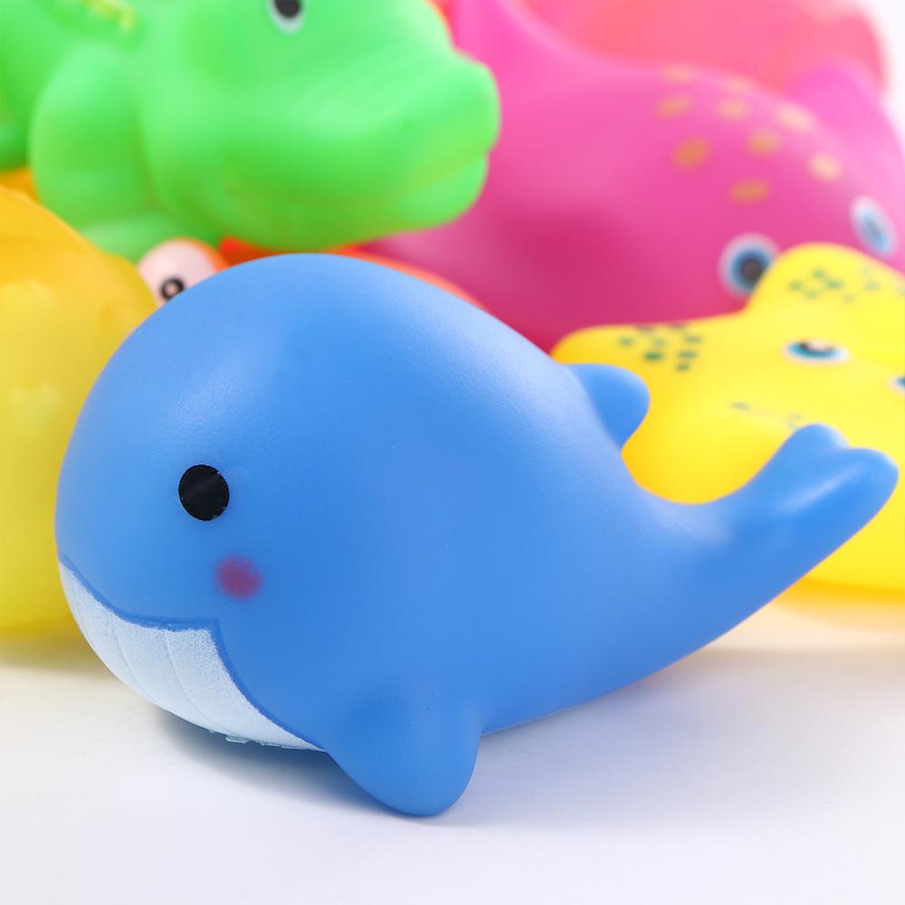 For Kids Cute Squeeze Sound Squeaky Animals Children Baby Bath Toys Bath Toys Float Shower Toy Swimming Water Toys