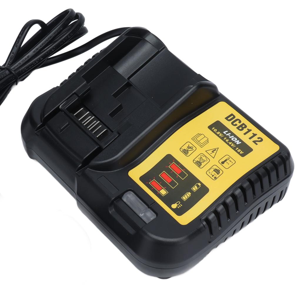 Lithium Battery Charger High Efficiency Quick Lithium Ion Battery Charger for 12V 20V Max DCB112EU