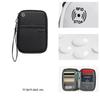 Fashion Polyester Card Case Zipper Large Capacity RFID Card Holder Waterproof Travel Coin Purse Unisex