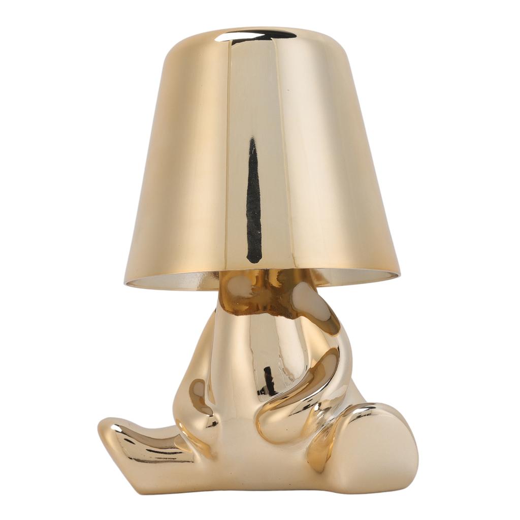 Night Lamp 3 Light Color Stepless Dimming Touch Control USB Rechargeable Bedside Light