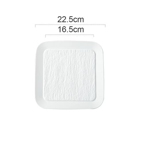 Square Ceramic Dinner Plate Western Food Plate Steak Plates Pasta Dish Serving Plates Fruit Dish Salad Bowl Sushi Dish Tary
